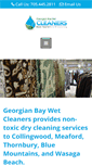 Mobile Screenshot of georgianbaywetcleaners.com